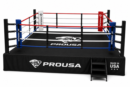 PROUSA Elite Competition Boxing Ring – 24’ x 24’ | 48” Elevated | Made in USA