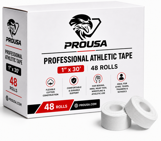 PROUSA Professional Athletic Tape – 1” x 30’ | 48 Roll Box