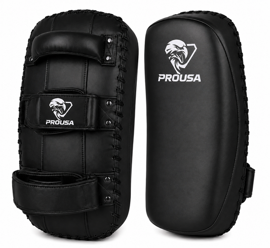 PROUSA Apex Leather Thai Kick Pad | Professional Trainer Series