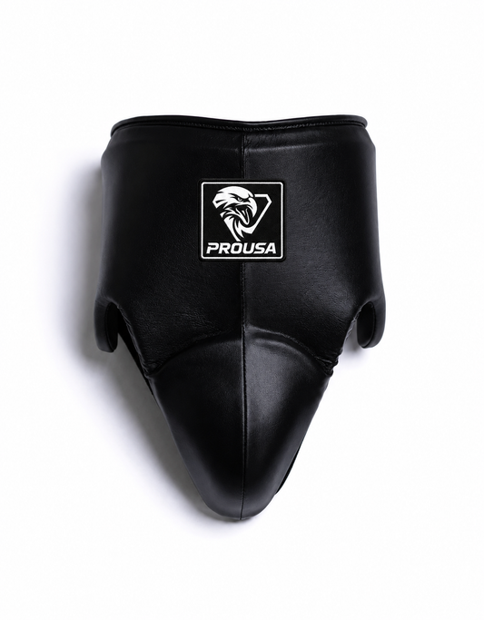 PROUSA Apex Professional Groin Protector | Real Leather Competition Series